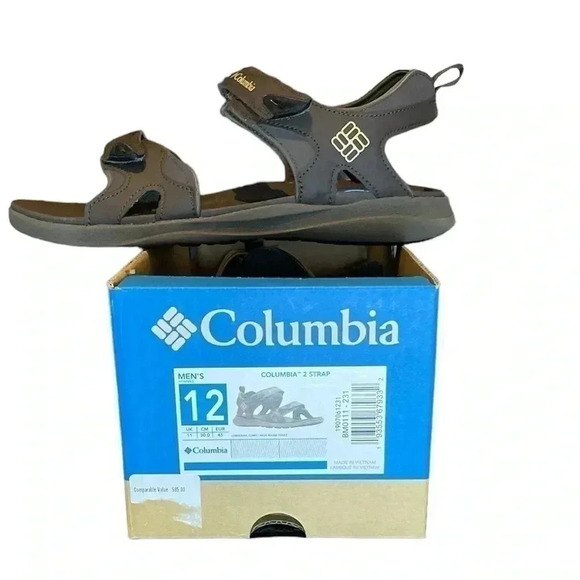 Columbia Men’s 2 Strap Sandals  sz 12 - Picture 1 of 16